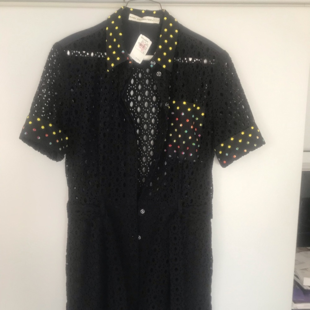 Mary Katrantzou black belted shorts jumper size 8 Originally: $1700 Asking: $850 - Picture 3 of 5
